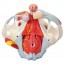 Anatomical model of the male pelvis with ligaments, vessels, nerves, pelvic floor and organs (Seven parts)