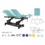 Electric stretcher, Ecopostural, ideal for specialties: three sections, with leg loops, black crank structure and T13 head (62 x 200 cm)