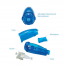 Acapella Choice Blue Vibratory Respiratory Exerciser: provides positive expiratory pressure (PEP) therapy