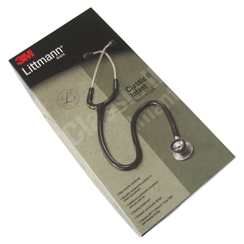 Littmann classic ii neonatal stethoscope (black color) + padded