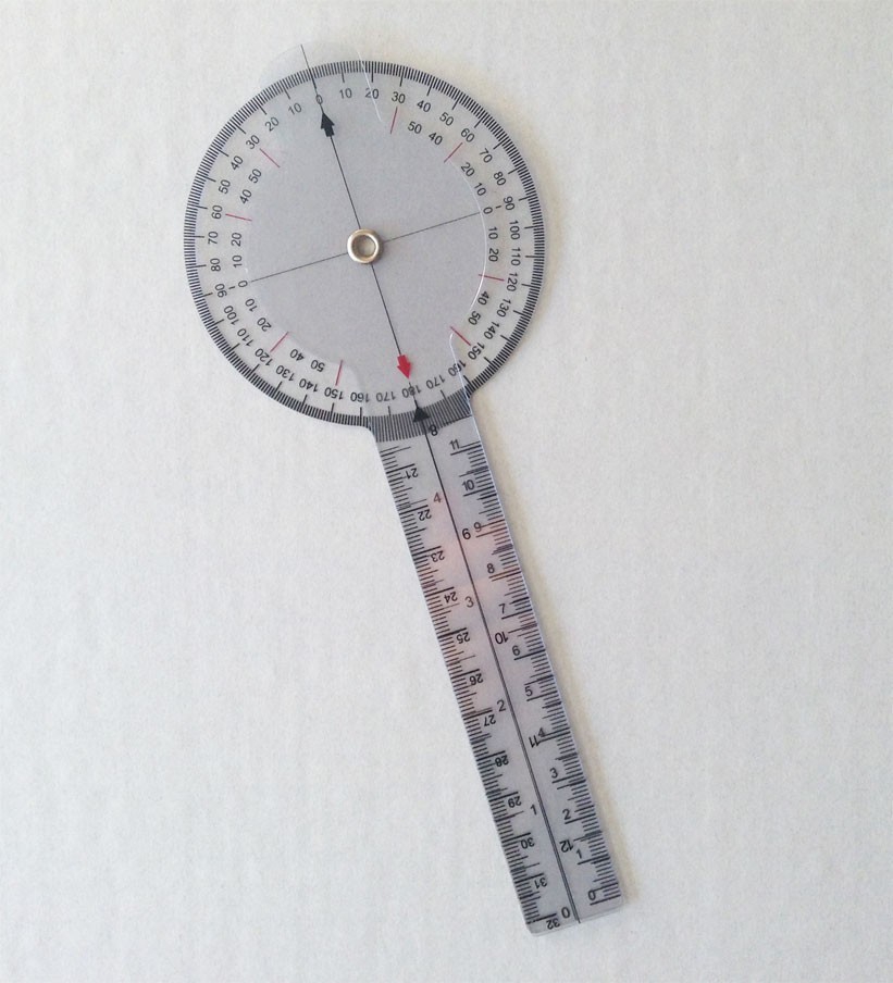 Round goniometer for diagnosis. professional quality Goniometers