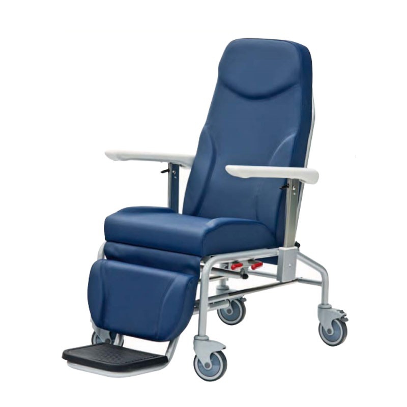Chair with patient support and footend by universal gas