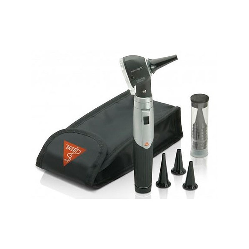 Heine mini 3000 otoscope with battery handle, 5 disposable speculums