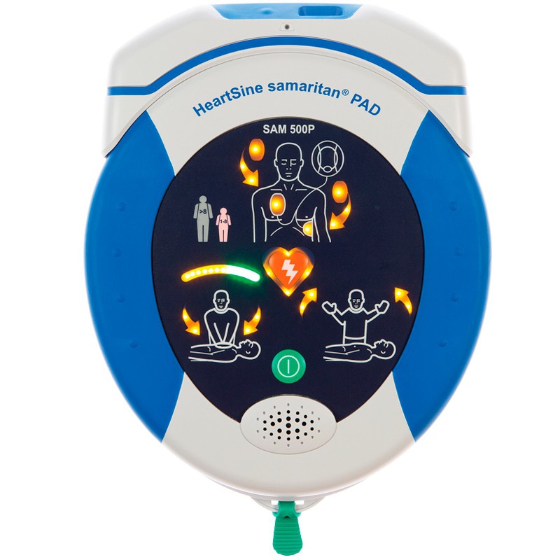 Semiautomatic defibrillator samaritan pad 500p a device that saves