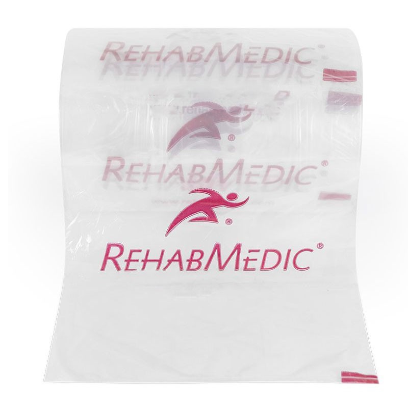 Clear ice bag roll of disposable plastic bags for ice cubes (1000