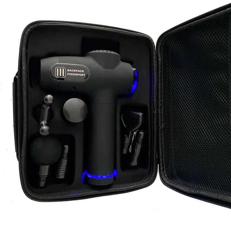 Backpack pro massage gun professional massager with six heads and 30