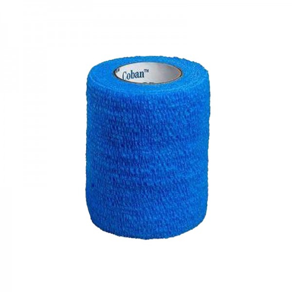 3M™ Coban™ Cohesive Bandage: Blue, 5cm x 4.5m 3M™ Coban™ Cohesive Bandage: Blue, 5cm x 4.5m