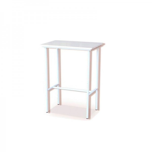 White baby weight table with melamine top