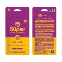Focus Super Patch - Pack of 28 patches: Ideal for those looking to stay focused on their activities Focus Super Patch - Pack of 28 patches: Ideal for those looking to stay focused on their activities