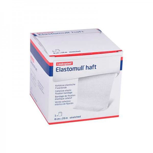 Elastomull Haft 8 cm x 20 meters: Elastic band cohesive gauze Elastomull Haft 8 cm x 20 meters: Elastic band cohesive gauze
