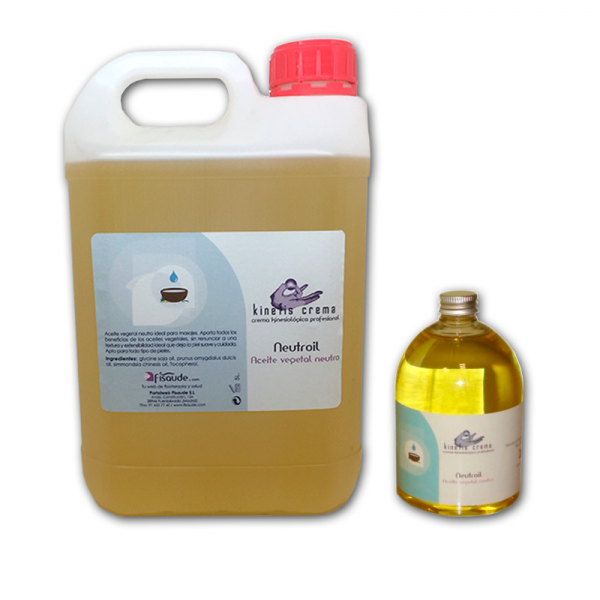 Neutral Massage Oil (5 liter bottle) + 1 Bottle of Neutral Massage Oil 500 ml as a GIFT