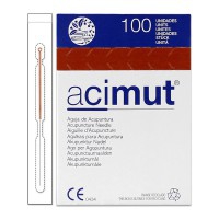 Acupuncture Needles - Copper handle with round head and without guide (Azimuth)