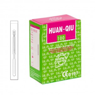 Acupuncture Needles - Silver handle with round head without guide (Huan-qiu)