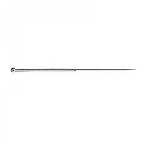 Silver Handle Acupuncture with Round Head Without Zenlong Guide 0.20X6.5 mm Silver Handle Acupuncture with Round Head Without Zenlong Guide 0.20X6.5 mm