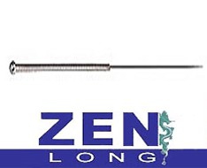 Acupuncture Needles Silver Handle With Head Without Guide Zenlong Brand