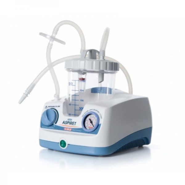 New Aspiret secretion aspirator 15L / min 1000 ml container New Aspiret secretion aspirator 15L / min 1000 ml container