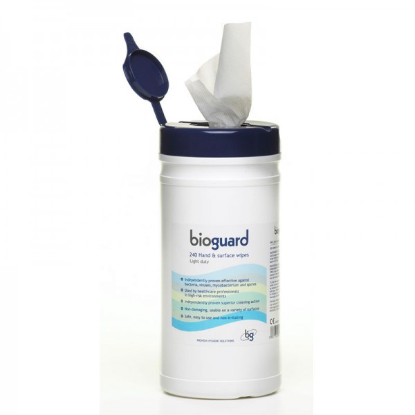 Bioguard Disinfectant Wipes (240 units)