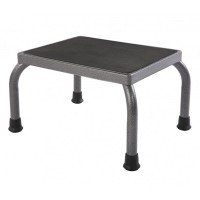 Achil single-section steel bench: Step with non-slip steps