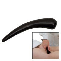 Ox horn for reflexology or massage: specially designed for ah shi acupuncture points (19 centimeters)