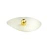 Gold-Plated Metallic Auriculotherapy Balls with Transparent Adhesive (300 units)