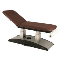 Ecopostural electric stretcher: Vertical elevation, two columns and two bodies and 20º reclining head in negative (62 x 188cm)