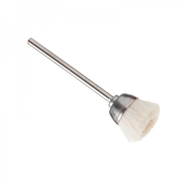 Goat Hair Cup Mounted Hatho Brush: Ideal for polishing and polishing all types of metals
