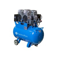 50-litre two-head four-cylinder technoflux compressor: ideal for light-duty equipment 50-litre two-head four-cylinder technoflux compressor: ideal for light-duty equipment