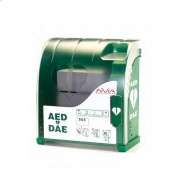 Cab mural of ABS for defibrillators with audible alarm