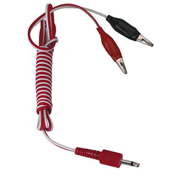 Large alligator clips Cable: Plug - plug 3.5 Large alligator clips Cable: Plug - plug 3.5
