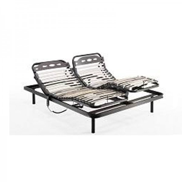Kinefis Matrix Metal articulated bed base with five articulation planes: Two independent beds and two motors