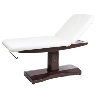 SPA and aesthetic treatment table Trapp with two bodies: Electric with two motors that regulate the height and inclination of the backrest