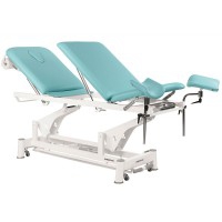 Ecopostural electric stretcher with white connecting rod: Ideal for medical specialties (62 x 200 cm)