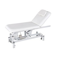 Lumb beauty and massage table: Electric, with two bodies and motor for height adjustment Lumb beauty and massage table: Electric, with two bodies and motor for height adjustment