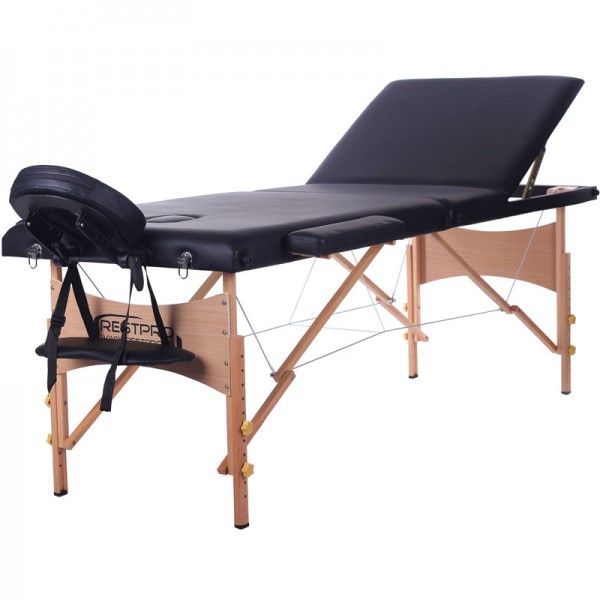 Kinefis Classic 3 folding wooden stretcher - (Black color)