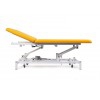 Bobath electric stretcher: two bodies, with reclining backrest and retractable wheels