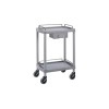OK Farma3 cart: with two shelves and a drawer, protection rails and safety wheels