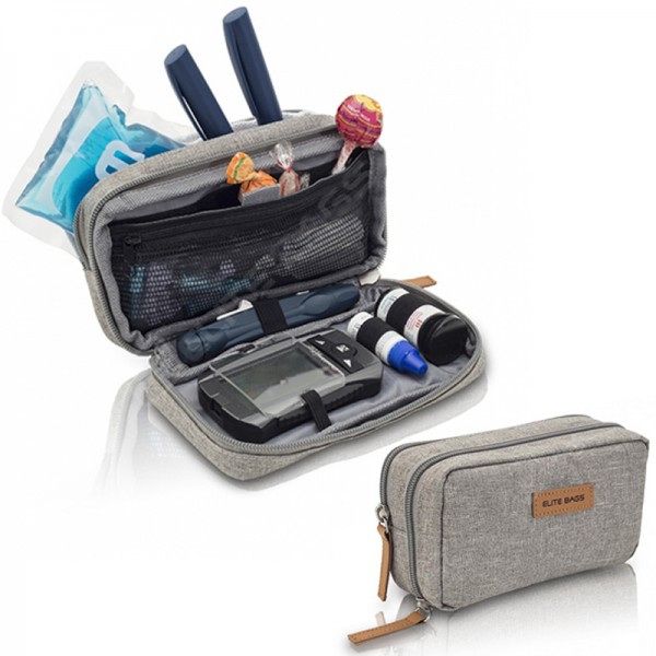 Isothermal Bag for Diabetics Diabetic's: guarantees a correct temperature of insulin and accessories (grey color) Isothermal Bag for Diabetics Diabetic's: guarantees a correct temperature of insulin and accessories (grey color)