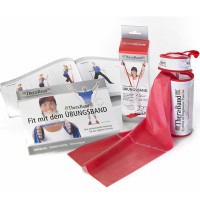 Thera-Band Elastic Tape 2.5 meters + Carry Bag + Manual (medium resistance): Ideal for training anywhere