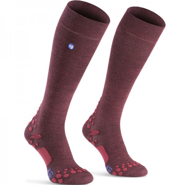 LAST SIZES - Compressport Care Socks Daily Life Socks - Garnet Color (Size L)