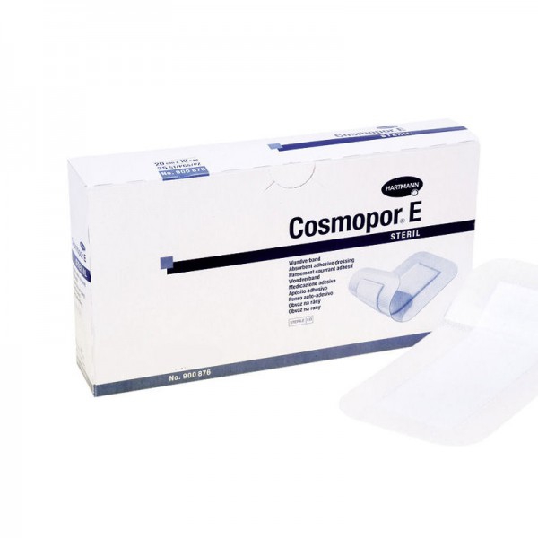 Cosmopor E 10 x 8cm: Self-adherent dressings (box 25 units)