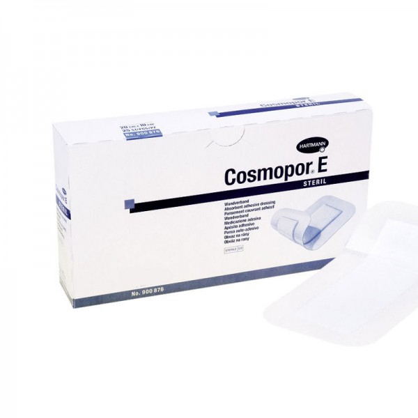 Cosmopor E 10 x 8cm: Self-adhesive dressings (box of 25 units) Cosmopor E 10 x 8cm: Self-adhesive dressings (box of 25 units)