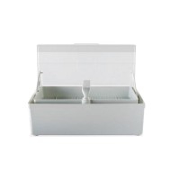 1.5 Liter Capacity Sterilization Bucket: Includes lid and tray for instrument sterilization