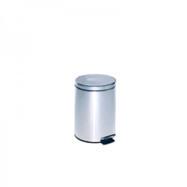 5L stainless steel clinical bucket with pedal and lid.
