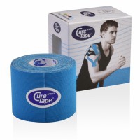Cure Tape Sports 5 cm x 5 m Color Blue: New bandage for sports