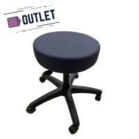 Kinefis Economy low stool: Height 44 - 57 cm (navy blue) - OUTLET