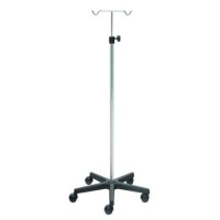 Kinefis serum support in chromed steel with PVC base and two chromed steel hangers Kinefis serum support in chromed steel with PVC base and two chromed steel hangers