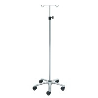 Kinefis serum support in chromed steel with aluminum base and two chromed steel hangers Kinefis serum support in chromed steel with aluminum base and two chromed steel hangers
