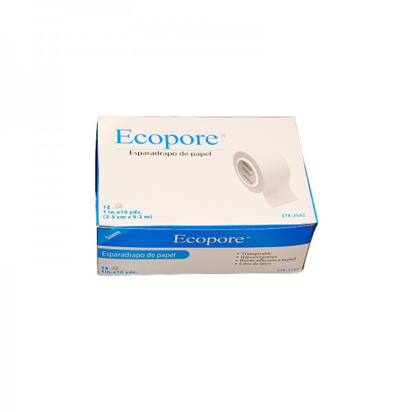 Plaster Ecopore Paper 2.5 x 9.2 m (box of 12 units) Plaster Ecopore Paper 2.5 x 9.2 m (box of 12 units)