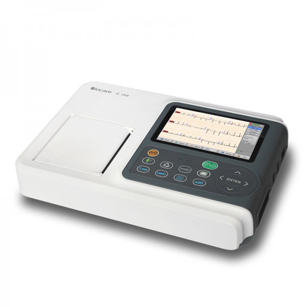 Digital three-channel electrocardiograph Color screen 5 ''
