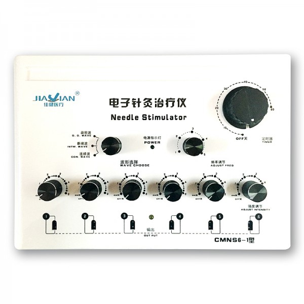 Acupuncture Model electroestimulador CMNS6-1: Equipped with 6 independent outputs